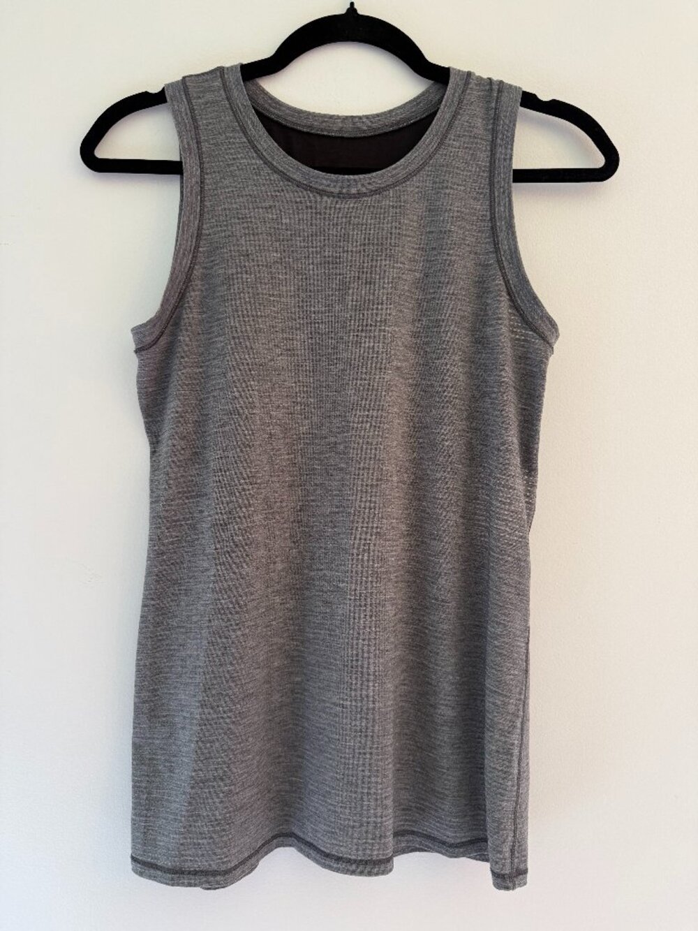 Lululemon Grey Open Back Tank Top Size 4